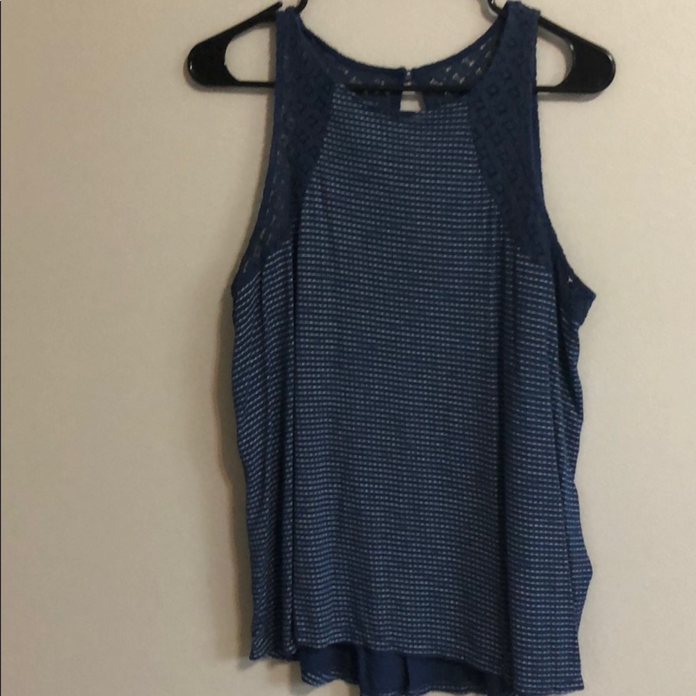 Blue tank